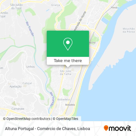 Altuna Portugal - Comércio de Chaves map