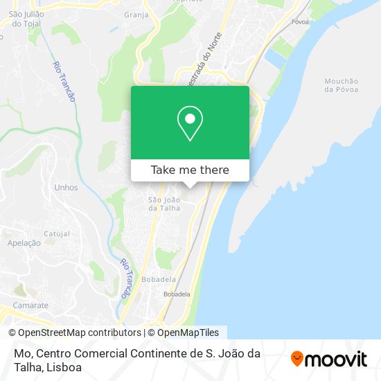 Mo, Centro Comercial Continente de S. João da Talha map
