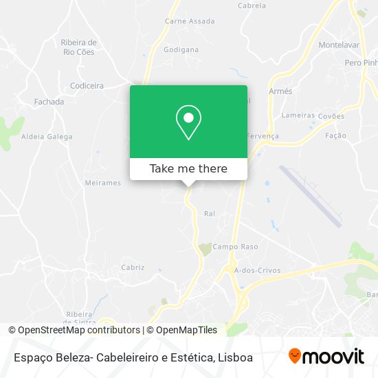 Espaço Beleza- Cabeleireiro e Estética mapa