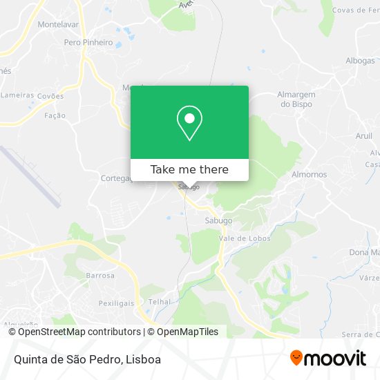 Quinta de São Pedro map