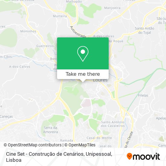 Cine Set - Construção de Cenários, Unipessoal map