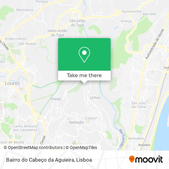 Bairro do Cabeço da Aguieira map