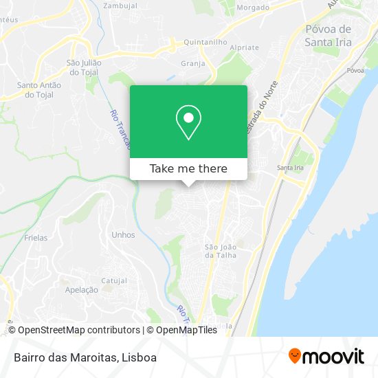 Bairro das Maroitas map