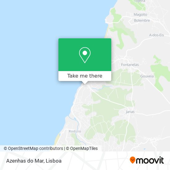 Azenhas do Mar mapa