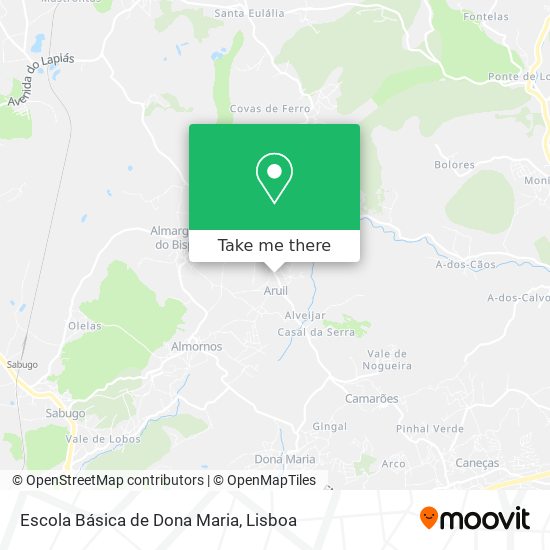 Escola Básica de Dona Maria map