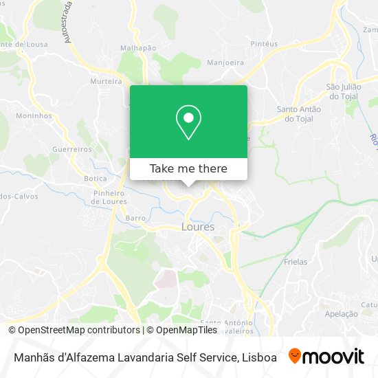 Manhãs d'Alfazema Lavandaria Self Service map
