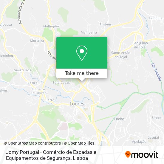 Jomy Portugal - Comércio de Escadas e Equipamentos de Segurança map