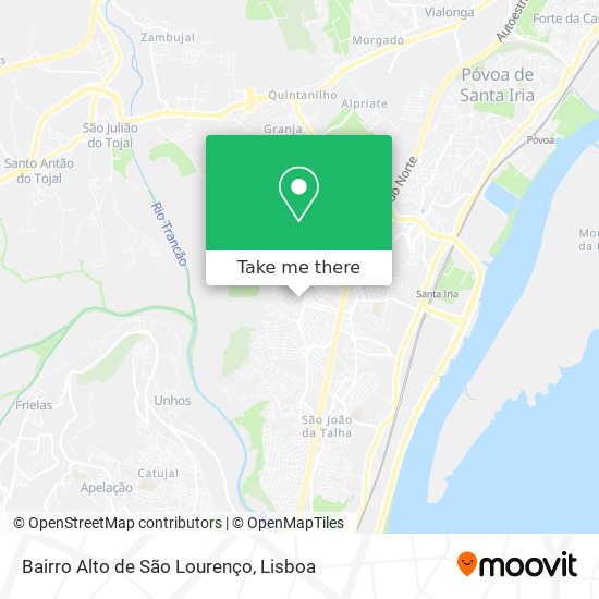 Bairro Alto de São Lourenço map