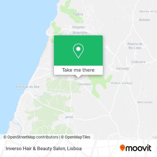 Inverso Hair & Beauty Salon mapa