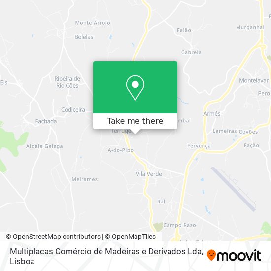 Multiplacas Comércio de Madeiras e Derivados Lda map