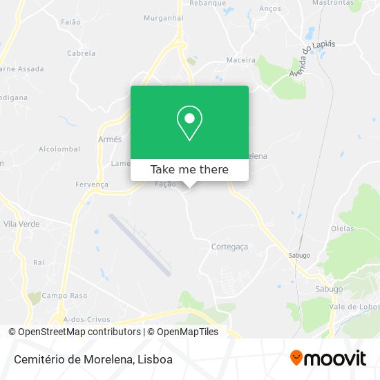Cemitério de Morelena map