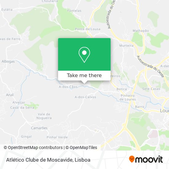 Atlético Clube de Moscavide map