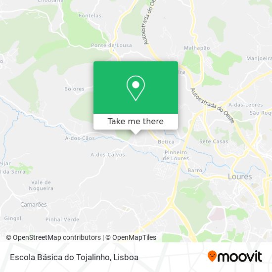 Escola Básica do Tojalinho map