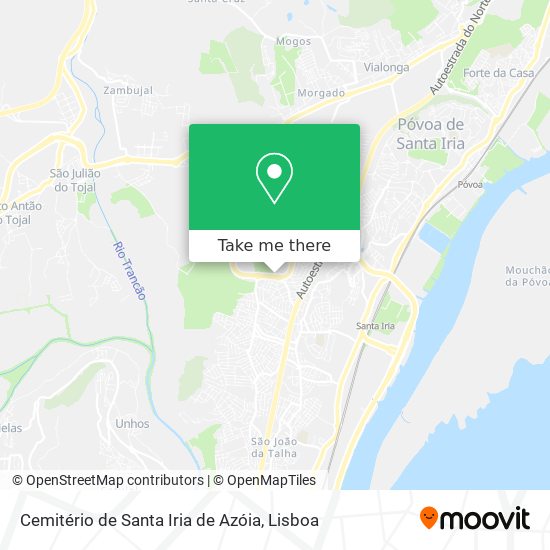 Cemitério de Santa Iria de Azóia map