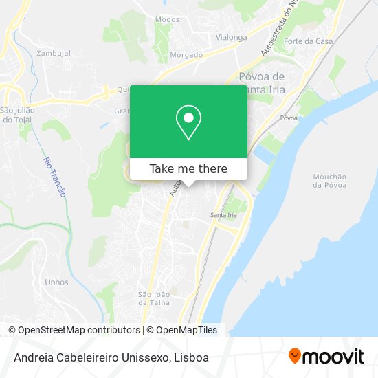 Andreia Cabeleireiro Unissexo map