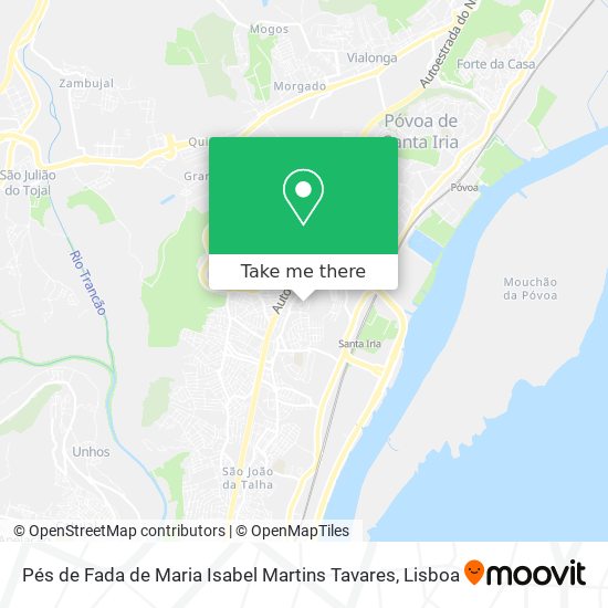 Pés de Fada de Maria Isabel Martins Tavares map