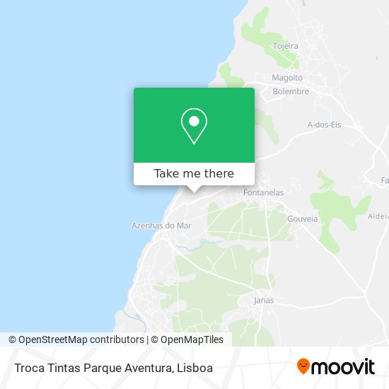Troca Tintas Parque Aventura map