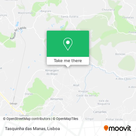Tasquinha das Manas mapa