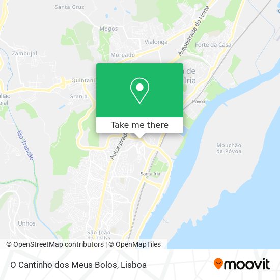 O Cantinho dos Meus Bolos map