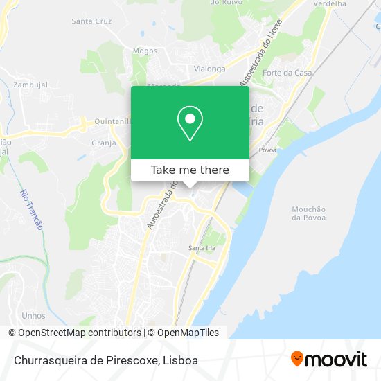 Churrasqueira de Pirescoxe map