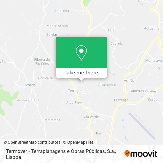 Termover - Terraplanagens e Obras Públicas, S.a. map