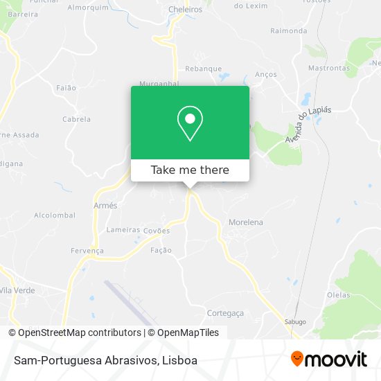 Sam-Portuguesa Abrasivos map