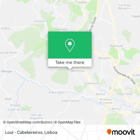 Lour - Cabeleireiros mapa
