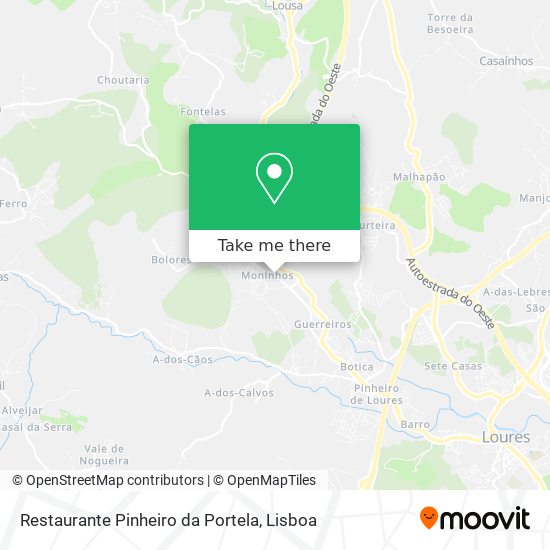 Restaurante Pinheiro da Portela map