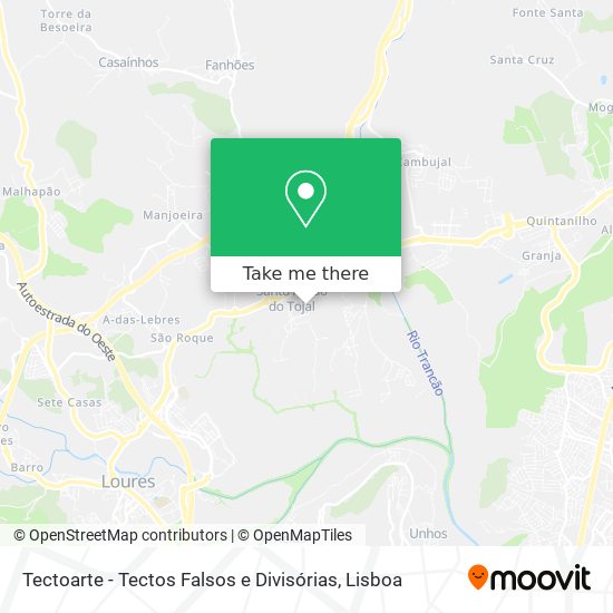 Tectoarte - Tectos Falsos e Divisórias mapa