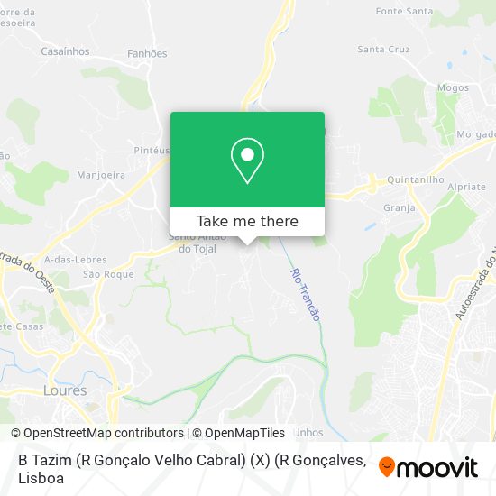 B Tazim (R Gonçalo Velho Cabral) (X) (R Gonçalves mapa