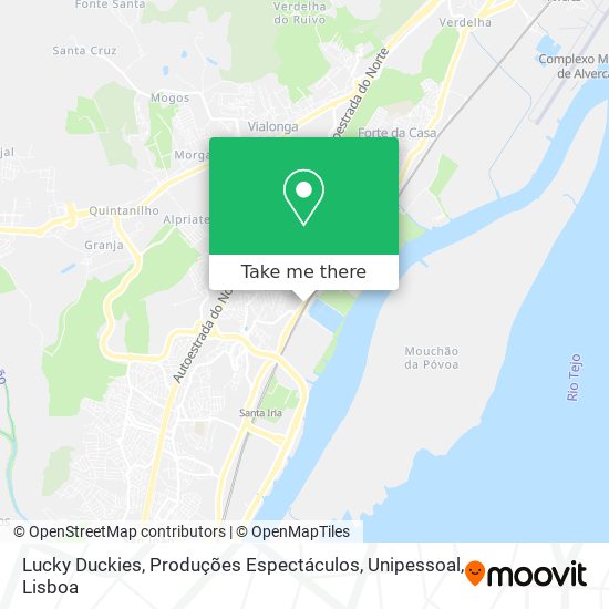 Lucky Duckies, Produções Espectáculos, Unipessoal map