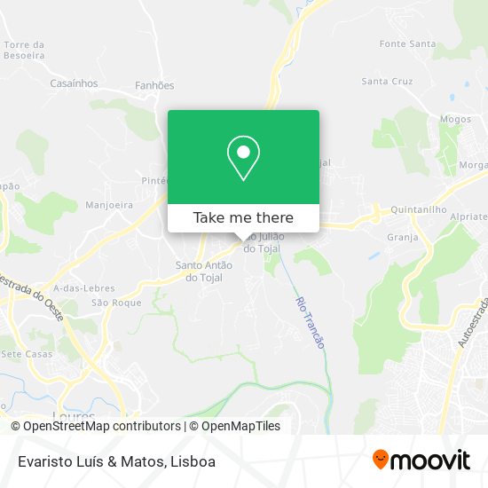 Evaristo Luís & Matos mapa