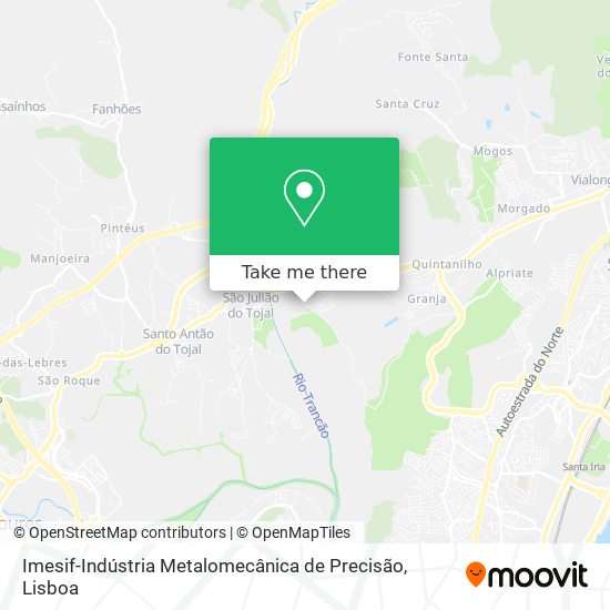 Imesif-Indústria Metalomecânica de Precisão mapa
