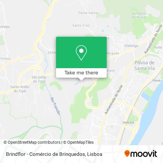 Brindflor - Comércio de Brinquedos mapa
