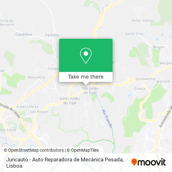 Juncauto - Auto Reparadora de Mecânica Pesada mapa