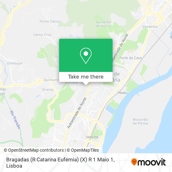 Bragadas (R Catarina Eufémia) (X) R 1 Maio 1 map