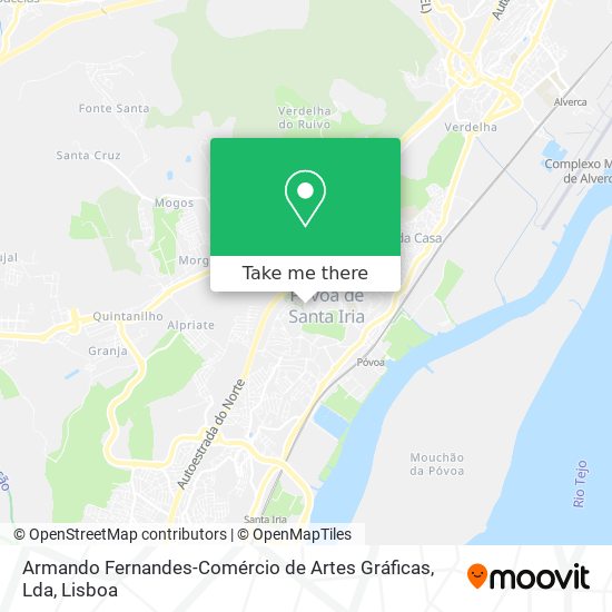 Armando Fernandes-Comércio de Artes Gráficas, Lda mapa