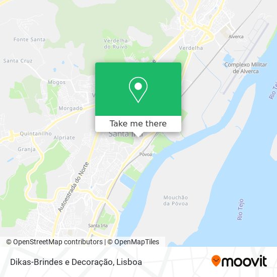 Dikas-Brindes e Decoração map