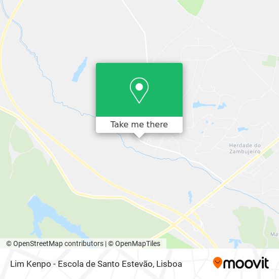 Lim Kenpo - Escola de Santo Estevão map