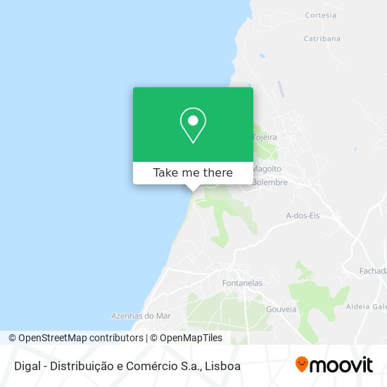 Digal - Distribuição e Comércio S.a. map