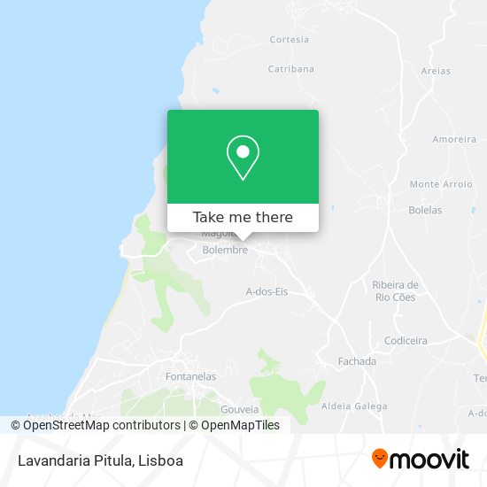 Lavandaria Pitula mapa