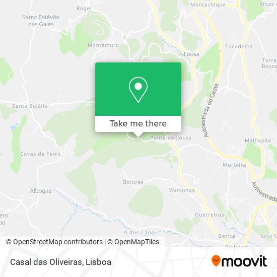 Casal das Oliveiras mapa
