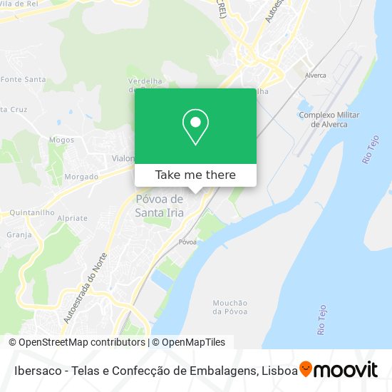 Ibersaco - Telas e Confecção de Embalagens map