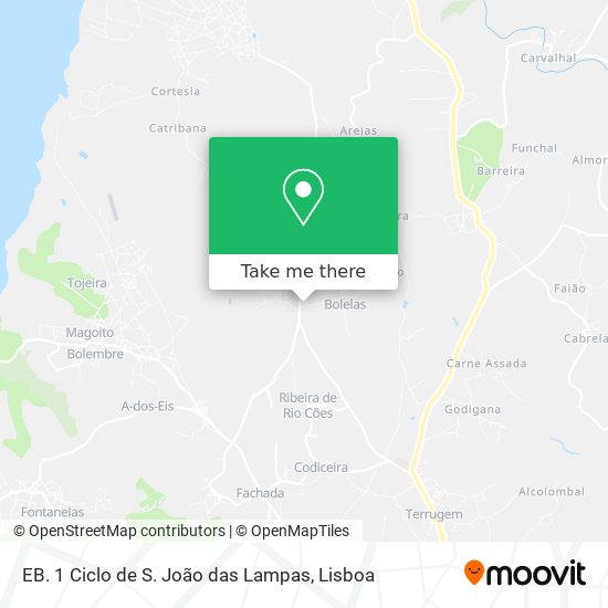 EB. 1 Ciclo de S. João das Lampas map