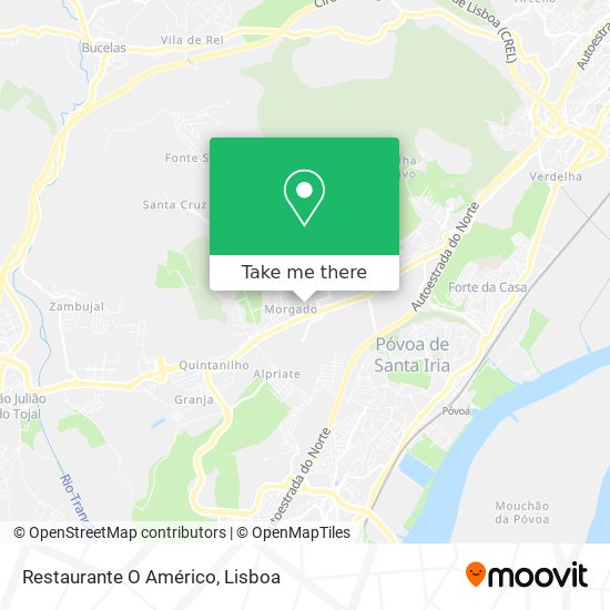 Restaurante O Américo map