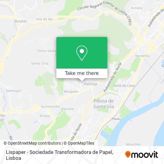 Lispaper - Sociedade Transformadora de Papel mapa