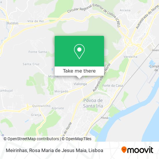 Meirinhas, Rosa Maria de Jesus Maia map