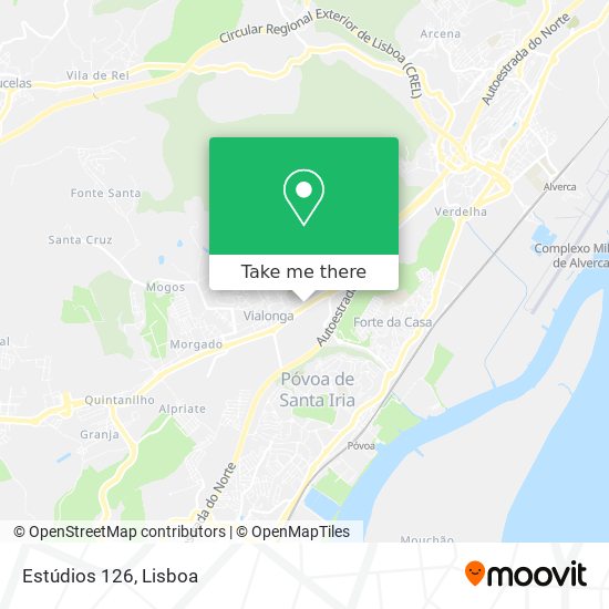 Estúdios 126 mapa