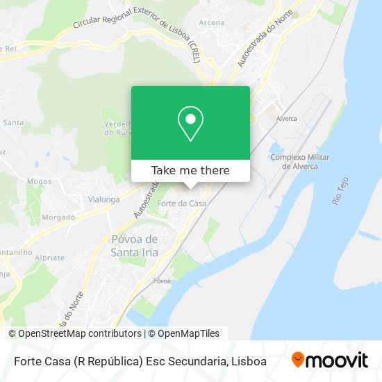 Forte Casa (R República) Esc Secundaria map