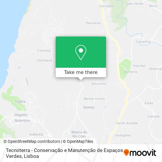 Tecnoterra - Conservação e Manutenção de Espaços Verdes map